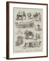 The Camp of Exercise at Delhi-null-Framed Giclee Print