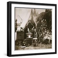 The Camp of the 31st Pennsylvania Infantry Near Fort Slocum, 1862-Mathew Brady-Framed Giclee Print