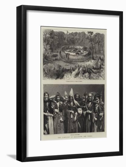 The Campaign in Asia, with the Turks-null-Framed Giclee Print