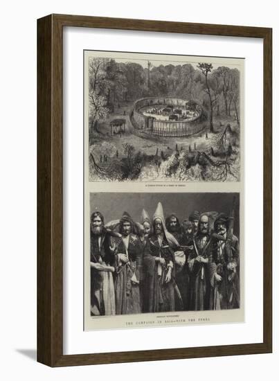 The Campaign in Asia, with the Turks-null-Framed Giclee Print