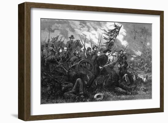 The Campaign in Virginia - 'On to Richmond', from 'Harper's Weekly', 1864-Thomas Nast-Framed Giclee Print