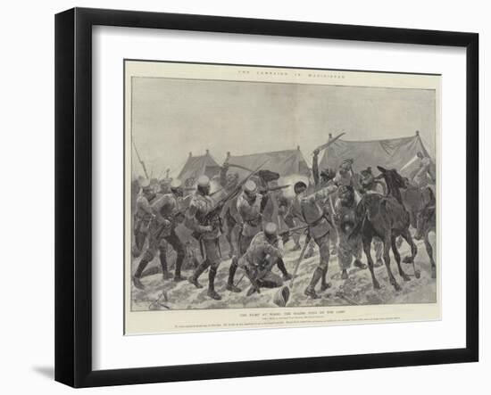 The Campaign in Waziristan-Richard Caton Woodville II-Framed Giclee Print