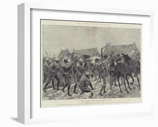 The Campaign in Waziristan-Richard Caton Woodville II-Framed Giclee Print