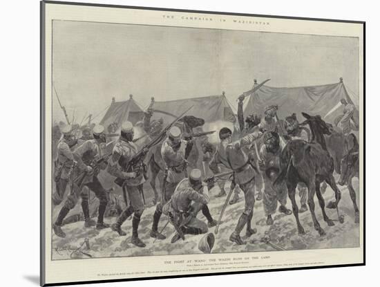 The Campaign in Waziristan-Richard Caton Woodville II-Mounted Giclee Print