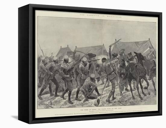 The Campaign in Waziristan-Richard Caton Woodville II-Framed Stretched Canvas
