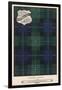 The Campbell (Cawdor) Tartan (Green, Blue and Red)-null-Framed Art Print