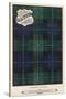 The Campbell (Cawdor) Tartan (Green, Blue and Red)-null-Stretched Canvas