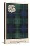 The Campbell (Cawdor) Tartan (Green, Blue and Red)-null-Stretched Canvas