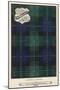 The Campbell (Cawdor) Tartan (Green, Blue and Red)-null-Mounted Art Print