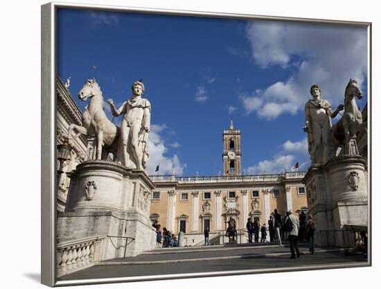 The Campidoglio, the Buildings House the City Hall and Capitoline Museums, Rome, Lazio, Italy-Carlo Morucchio-Framed Photographic Print