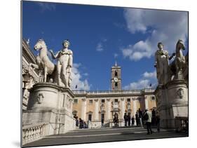 The Campidoglio, the Buildings House the City Hall and Capitoline Museums, Rome, Lazio, Italy-Carlo Morucchio-Mounted Photographic Print