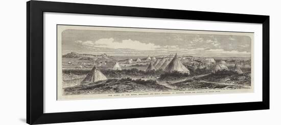 The Camps of the Royal Engineers and Royal Artillery at Bermuda-null-Framed Giclee Print