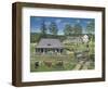 The Canaan Station-Bob Fair-Framed Premium Giclee Print