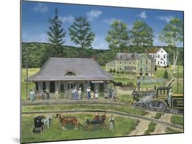 The Canaan Station-Bob Fair-Mounted Giclee Print