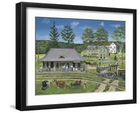 The Canaan Station-Bob Fair-Framed Giclee Print