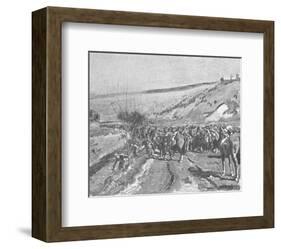 The Canadian Cavalry Watering-Sir Alfred Munnings-Framed Premium Giclee Print