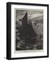 The Canadian Fisheries Question, an American Poacher Evading a Cruiser by Running Between Icebergs-null-Framed Giclee Print