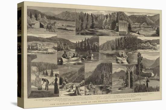 The Canadian Fishing Tour of the Princess Louise and Prince Leopold-null-Stretched Canvas