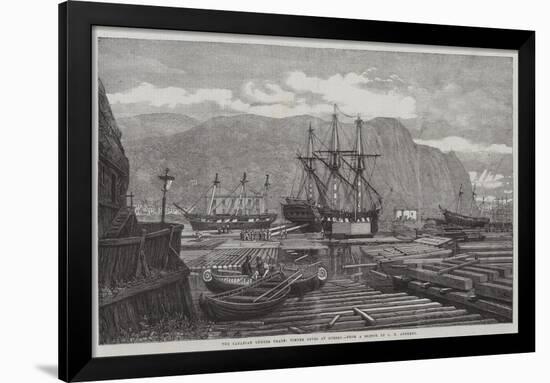 The Canadian Lumber Trade, Timber Coves at Quebec-George Henry Andrews-Framed Giclee Print