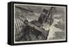 The Canadian Ss Sardinian Crossing the Atlantic in the Recent Gales-Joseph Nash-Framed Stretched Canvas