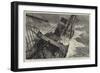 The Canadian Ss Sardinian Crossing the Atlantic in the Recent Gales-Joseph Nash-Framed Giclee Print