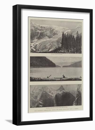 The Canadian Wonderland, across the Rocky Mountains with a Camera-null-Framed Giclee Print