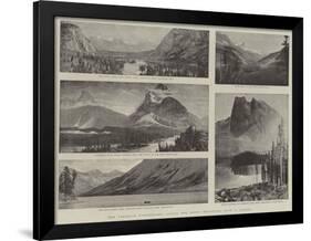 The Canadian Wonderland, across the Rocky Mountains with a Camera-null-Framed Giclee Print