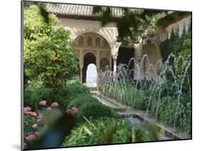 The Canal Court of the Generalife Gardens in May, Granada, Andalucia, Spain-Nedra Westwater-Mounted Photographic Print