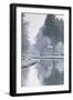 The Canal De Berry after a Snow Shower, Loir-Et-Cher, Centre, France, Europe-Julian Elliott-Framed Photographic Print