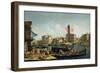 The Canal Grande and S. Geremia, Venice-Michele Marieschi-Framed Giclee Print