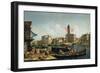 The Canal Grande and S. Geremia, Venice-Michele Marieschi-Framed Giclee Print