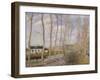 The Canal of the River Loing, c.1892-Alfred Sisley-Framed Giclee Print