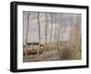 The Canal of the River Loing, c.1892-Alfred Sisley-Framed Giclee Print