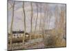 The Canal of the River Loing, c.1892-Alfred Sisley-Mounted Giclee Print