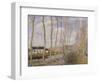 The Canal of the River Loing, c.1892-Alfred Sisley-Framed Giclee Print