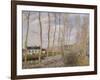 The Canal of the River Loing, c.1892-Alfred Sisley-Framed Giclee Print