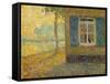 The Canal Path, Gravelines-Henri Eugene Augustin Le Sidaner-Framed Stretched Canvas