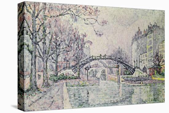 The Canal Saint-Martin, 1933-Paul Signac-Stretched Canvas