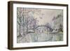 The Canal Saint-Martin, 1933-Paul Signac-Framed Giclee Print