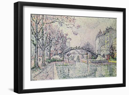 The Canal Saint-Martin, 1933-Paul Signac-Framed Giclee Print