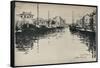 'The Canal St Martin', 1915-Eugene Bejot-Framed Stretched Canvas