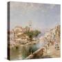 The Canal Tolentini-Franz Xaver Thallmaier-Stretched Canvas