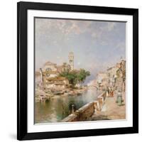 The Canal Tolentini-Franz Xaver Thallmaier-Framed Giclee Print