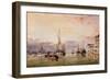 The Canale Della Giudecca with the Redentore Beyond, 1863-Edward William Cooke-Framed Giclee Print