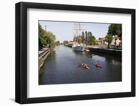 The Canals of Klaipeda, Lithuania-Dennis Brack-Framed Photographic Print