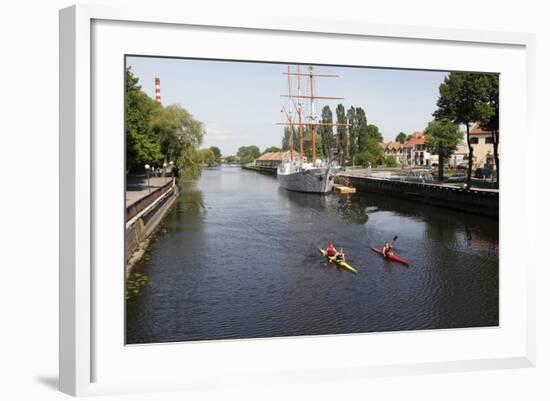 The Canals of Klaipeda, Lithuania-Dennis Brack-Framed Photographic Print