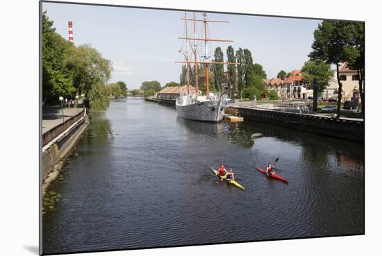 The Canals of Klaipeda, Lithuania-Dennis Brack-Mounted Photographic Print