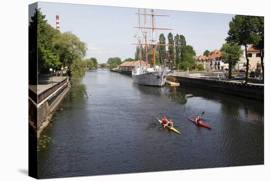 The Canals of Klaipeda, Lithuania-Dennis Brack-Stretched Canvas