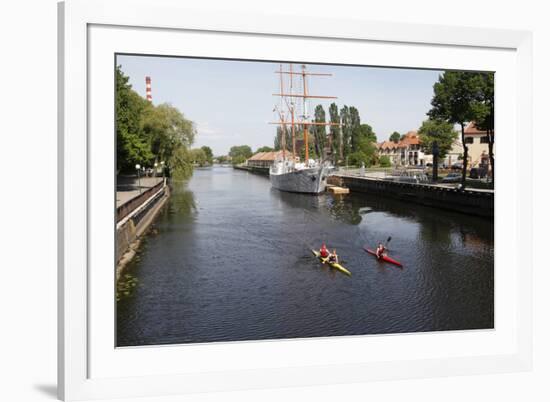 The Canals of Klaipeda, Lithuania-Dennis Brack-Framed Photographic Print