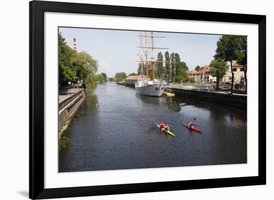 The Canals of Klaipeda, Lithuania-Dennis Brack-Framed Photographic Print